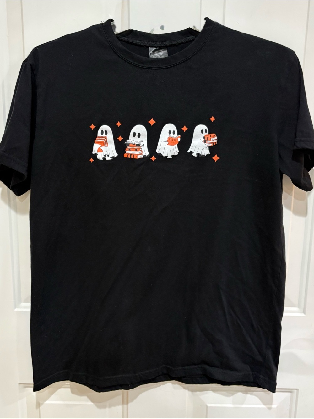 Ghosts & Books Black Graphic Tee
